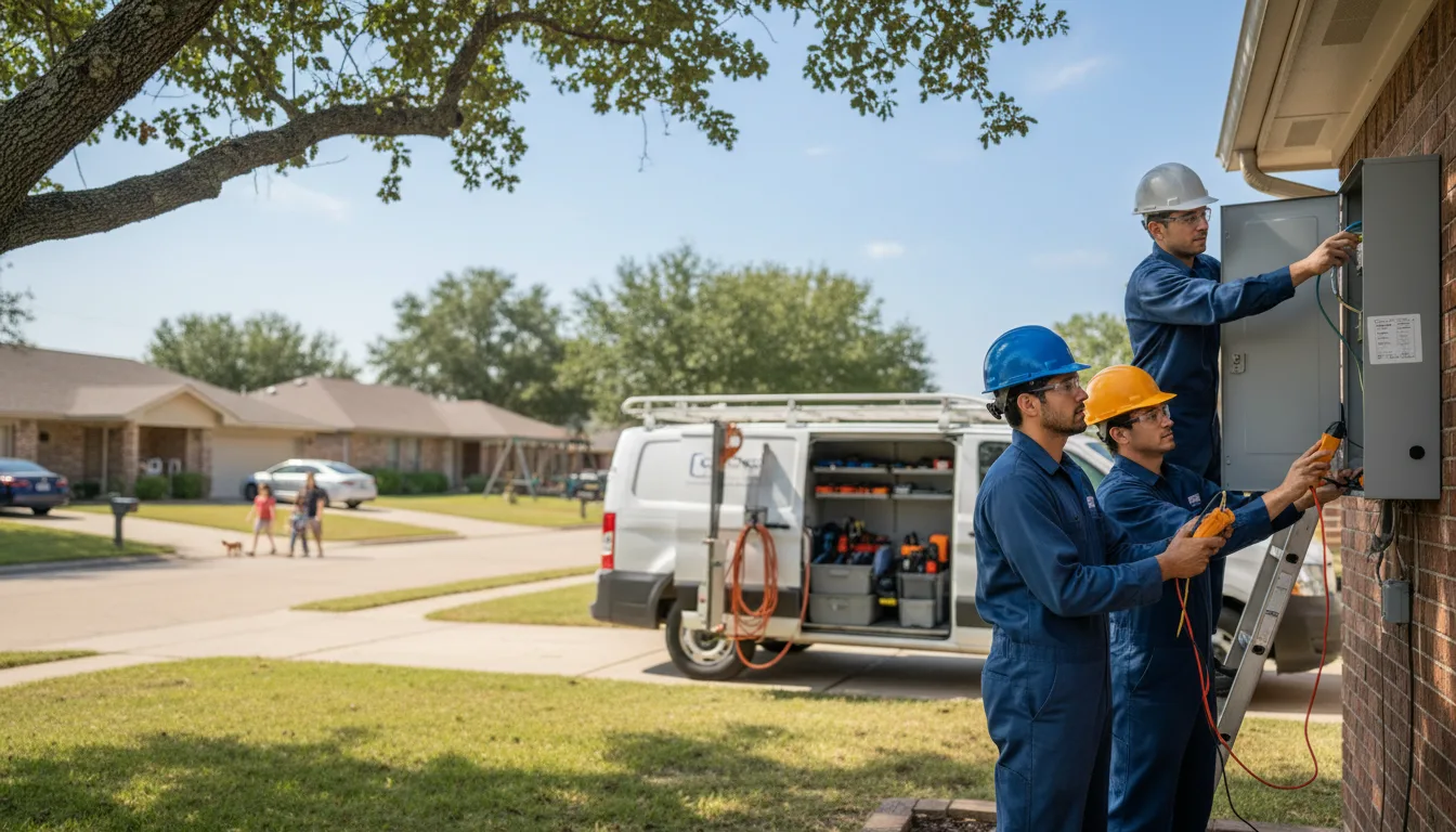 Certified electrician providing emergency electrical services in Kaneville, IL